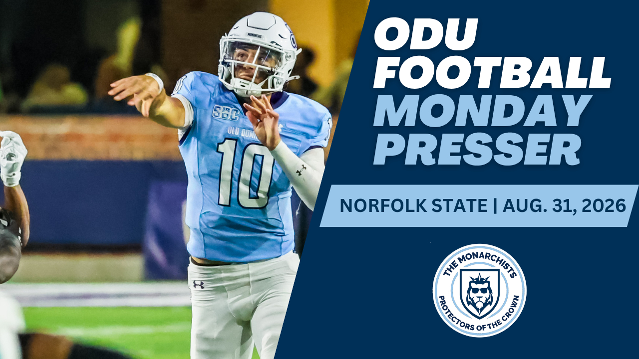 ODU Football Week 1 Press Conference: Rahne Previews Norfolk State
