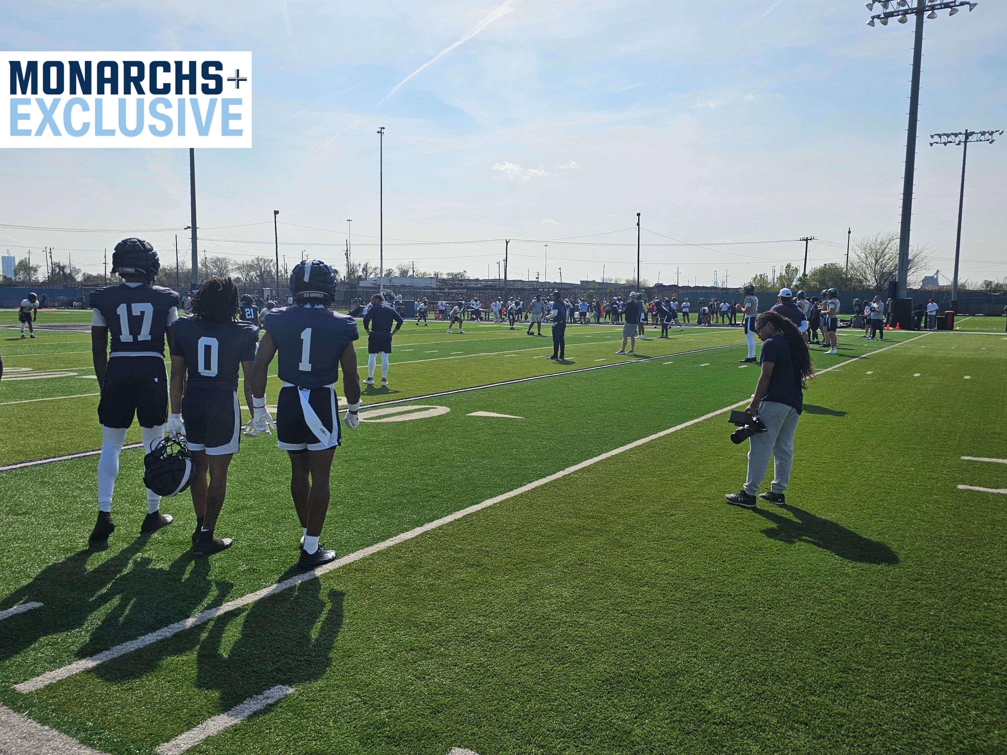 ODU Football Spring Practice Notes: Practice #1 - Mar. 26, 2026