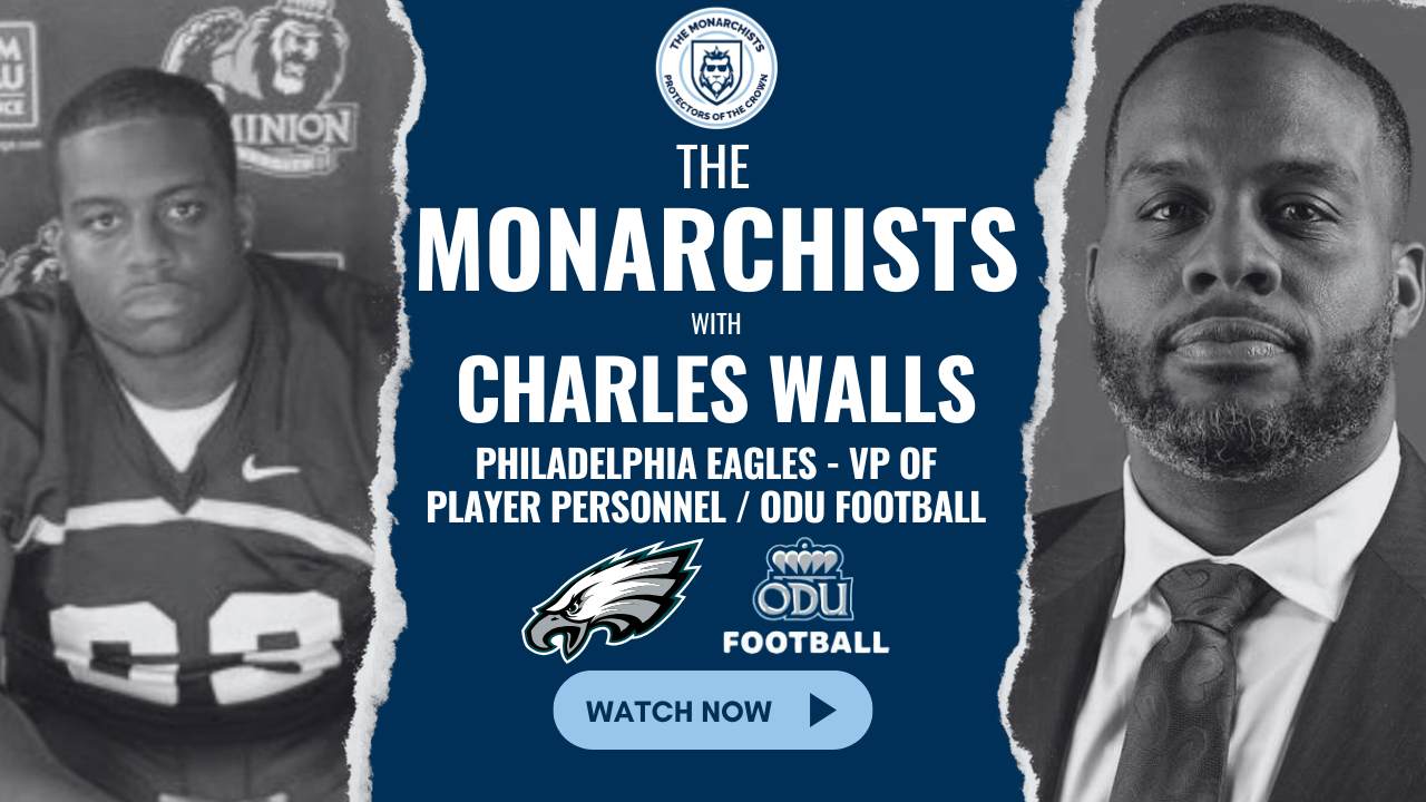 Charles Walls, Philadelphia Eagles VP of Player Personnel, with the Monarchists