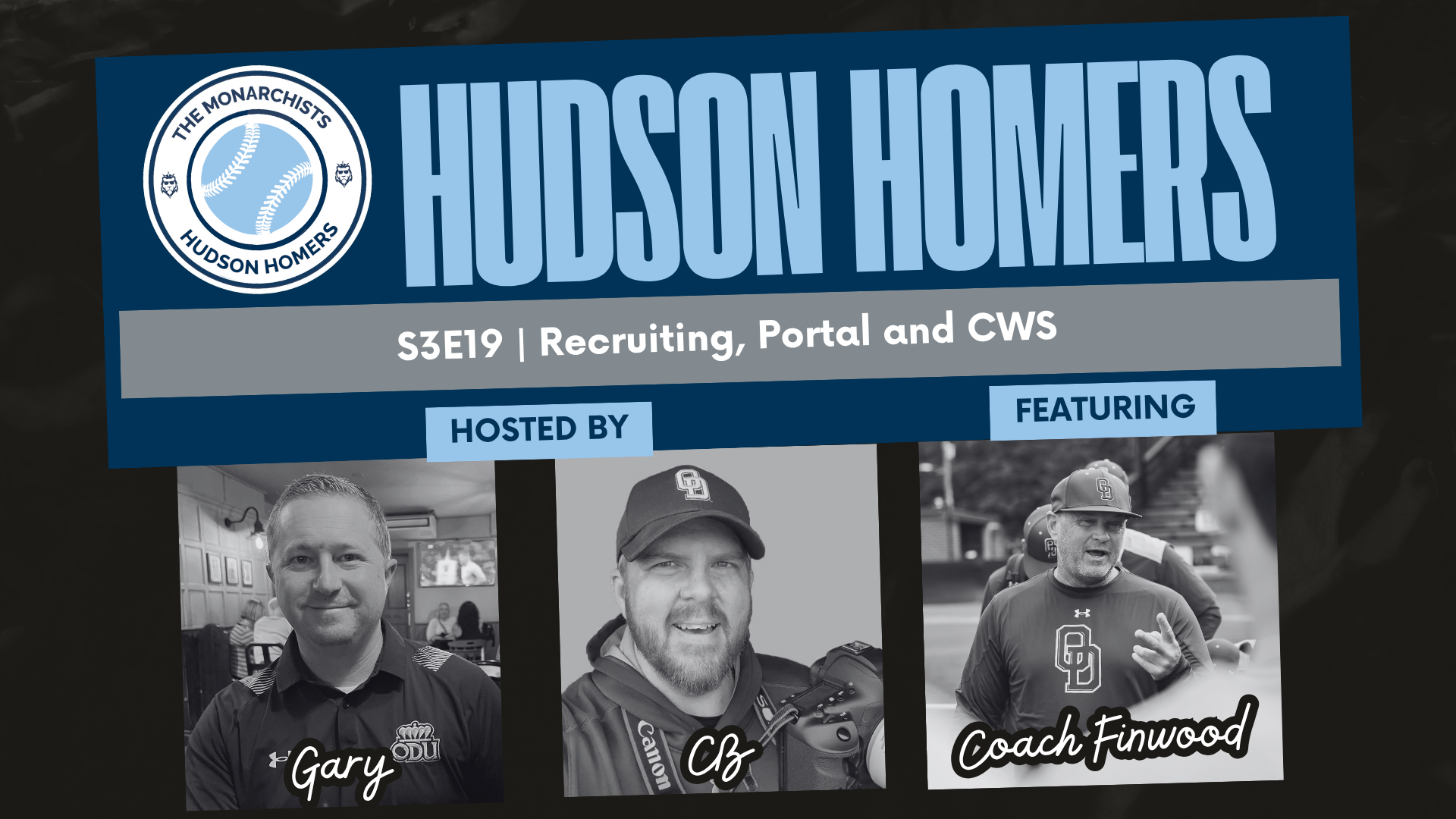 ODU Baseball Recruiting, Transfer Portal & Stadium Update | Coach Chris Finwood on Hudson Homers