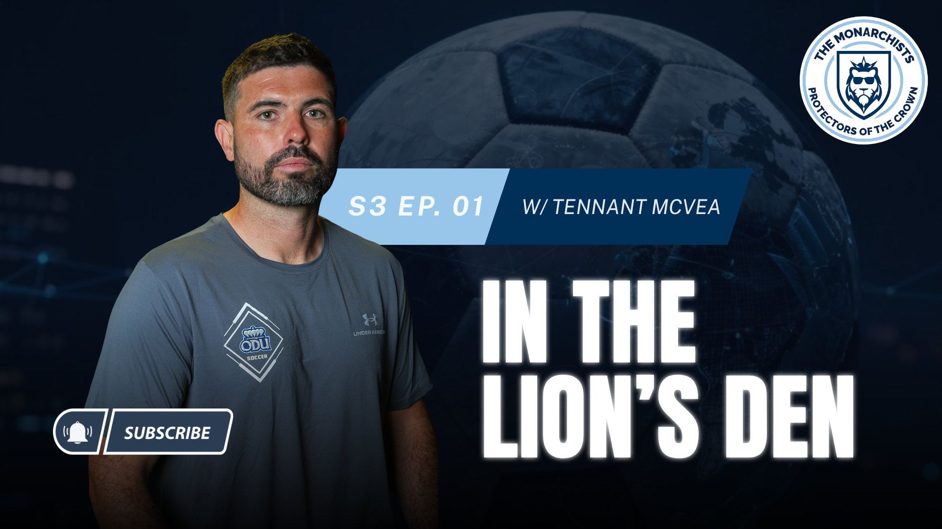 In the Lion's Den Returns: Coach Tennant McVea Previews the 2026 ODU Men's Soccer Season